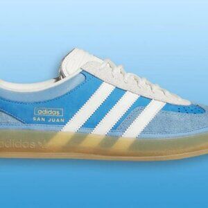 Adidas women's Blue and White Sneakers
